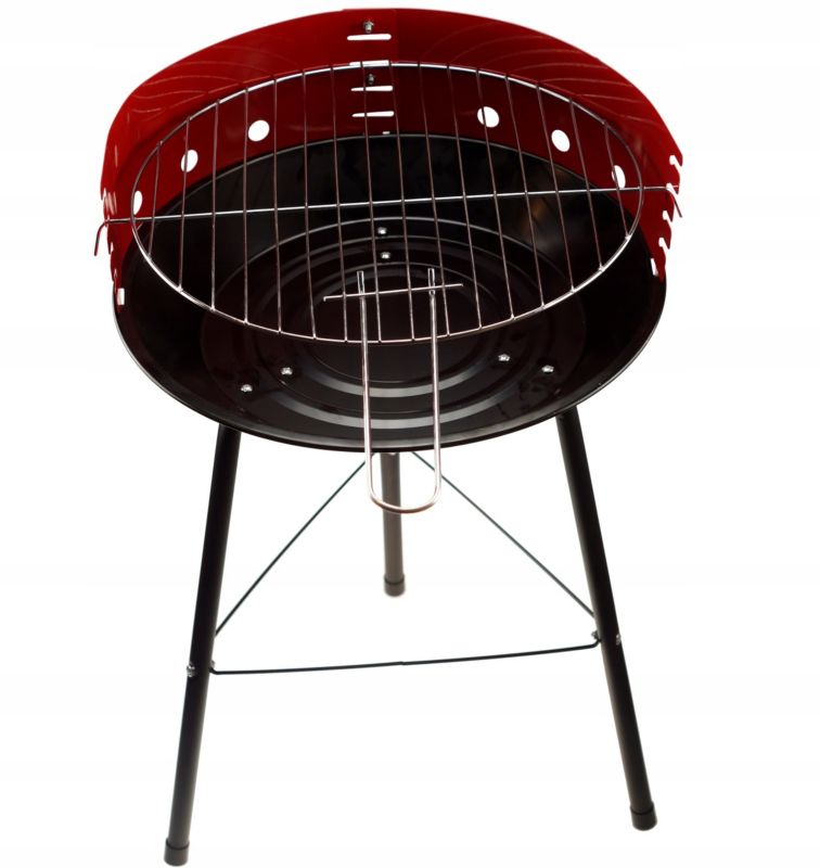 Grill Węglowy FEINZ 56Cm Palenisko 36Cm Ruszt Chrom Classic Bbq Okrągły Piknik 1 szt.