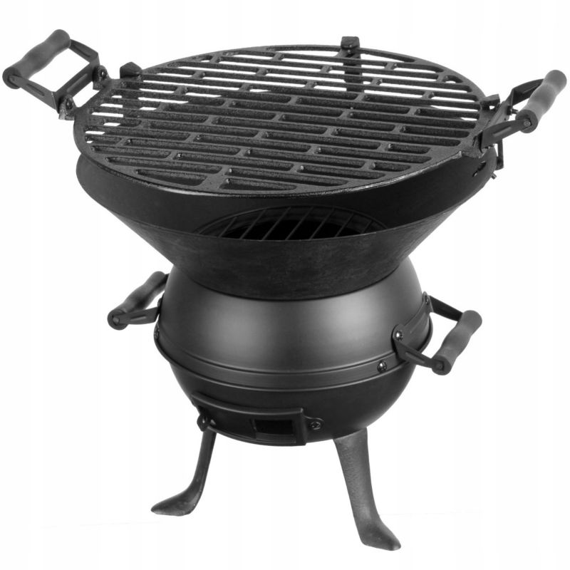 Grill węglowy LANDMANN  35cm średnica żeliwna beczułka 1szt.