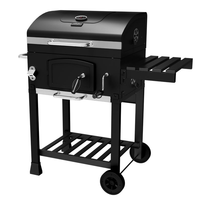 Grill węglowy ogrodowy KOLER EMBER CH1 Żeliwny Ruszt Płyta + Kamień do Pizzy 1 szt.