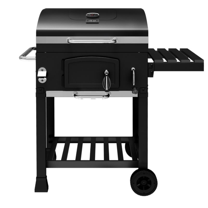Grill węglowy ogrodowy KOLER EMBER CH1 Żeliwny Ruszt Płyta + Kamień do Pizzy 1 szt.