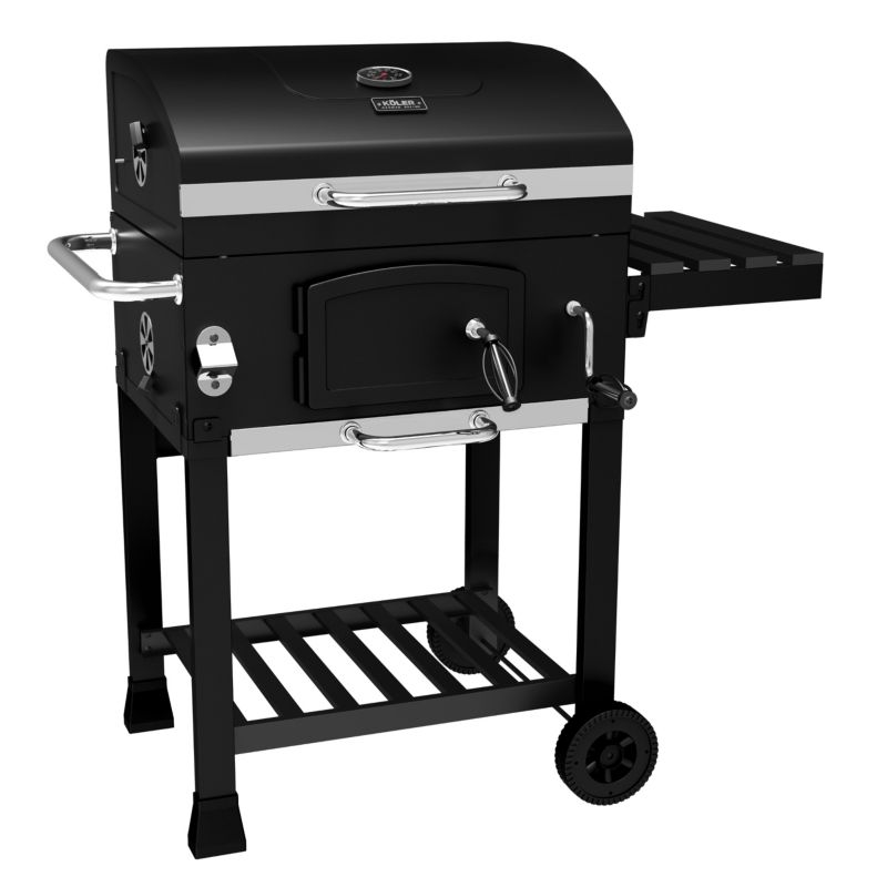 Grill węglowy ogrodowy KOLER EMBER CH1 Żeliwny Ruszt Płyta + Kamień do Pizzy 1 szt.