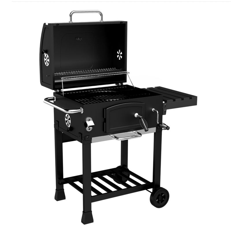 Grill węglowy ogrodowy KOLER EMBER CH1 Żeliwny Ruszt Płyta + Kamień do Pizzy 1 szt.