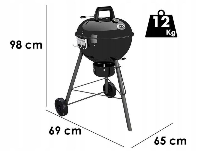 Grill węglowy OUTDOORCHEF CHELSEA 480C  1szt