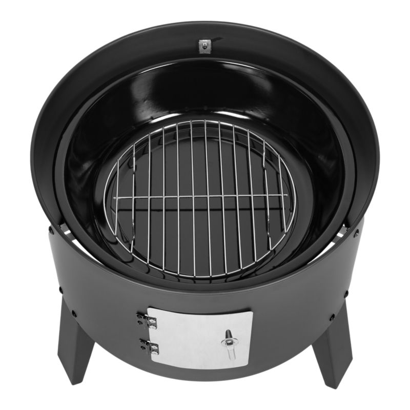Grill węglowy z wędzarnią