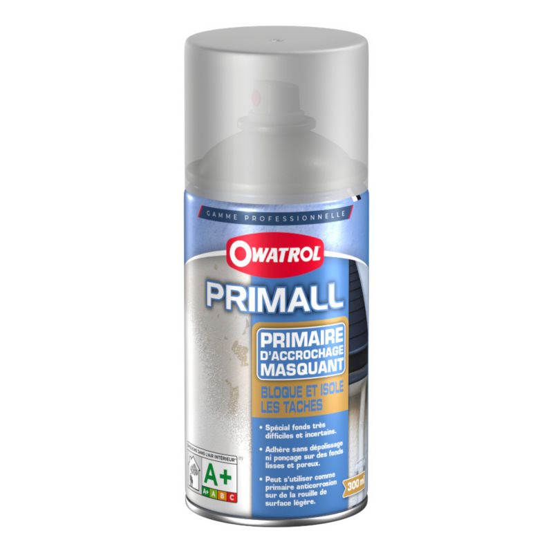 Grunt blokujący nieznane plamy i trudne powierzchnie Owatrol Primall spray 0.3L