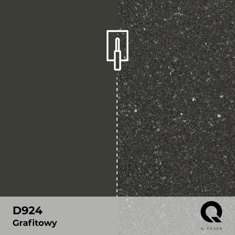 Grunt Kwarcowy pod Tynk Dekoracyjny Q-Cover Grafitowy D924 7.5KG