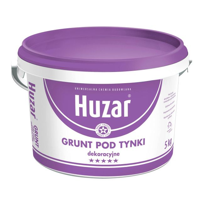 Grunt pod tynki dekoracyjne Huzar 5 kg