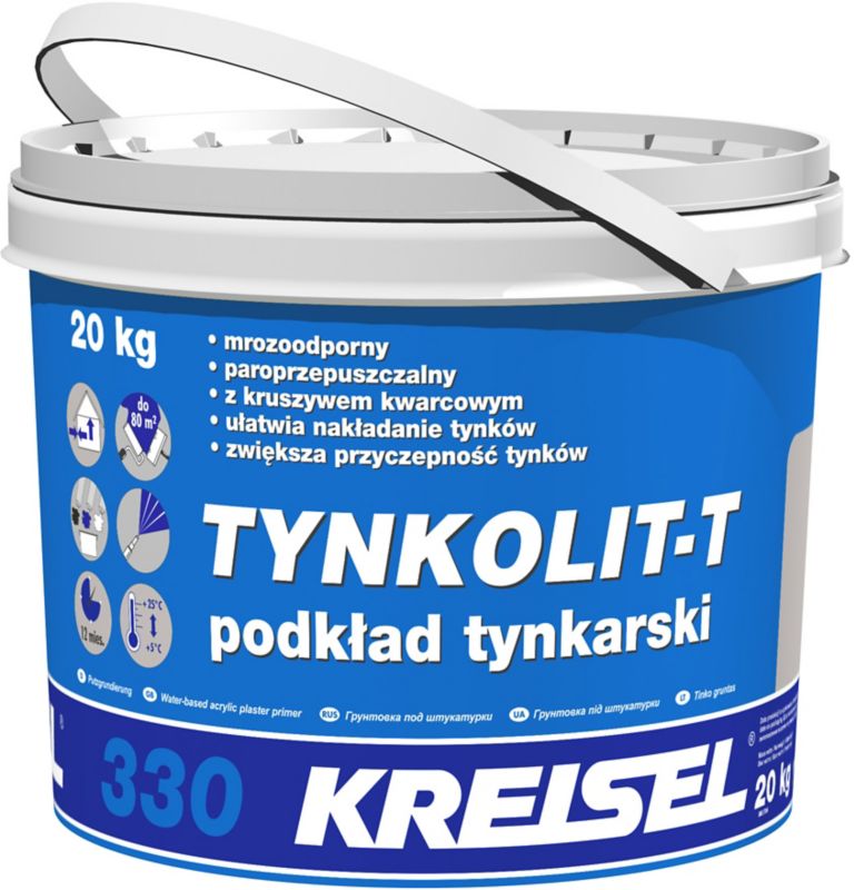 Grunt pod tynki Kreisel Tynkolit-T 20 kg