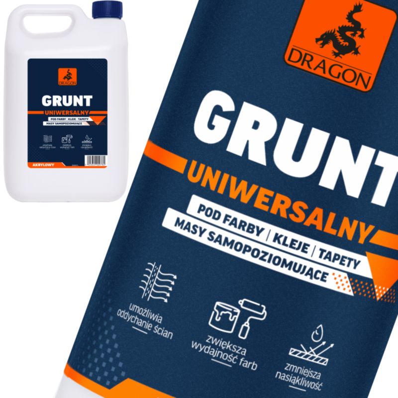 Grunt uniwersalny akrylowy DRAGON 5L