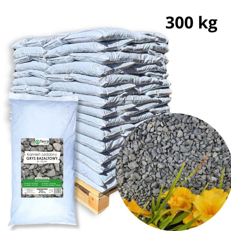 GRYS BAZALTOWY TERRA Feniks 8-16 MM 240 kg (12 x 20 kg) 1 szt.