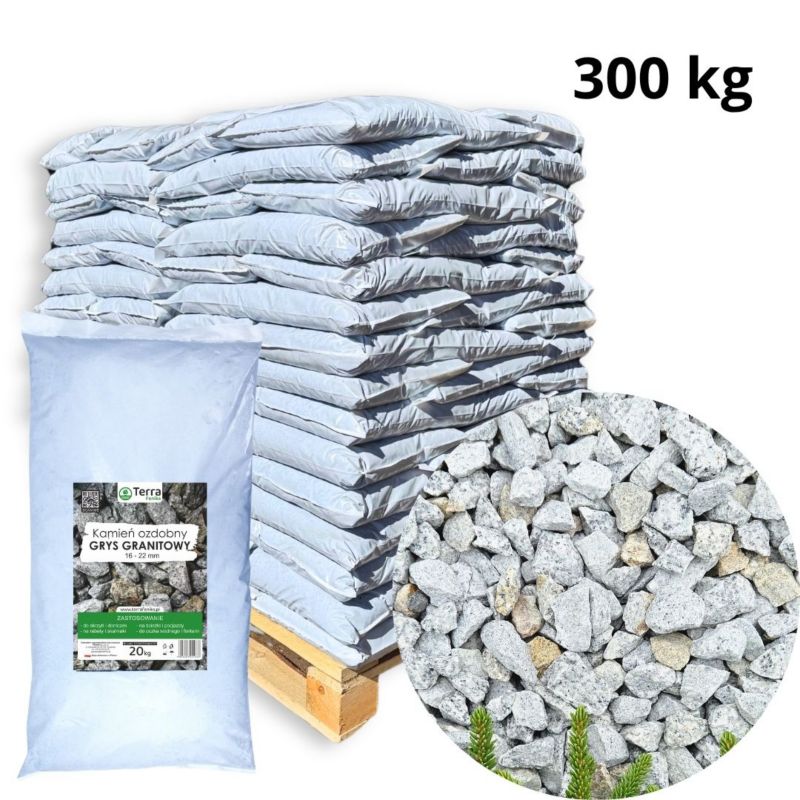 GRYS GRANITOWY TERRA Feniks 16-22 MM 300 kg (15 x 20 kg)