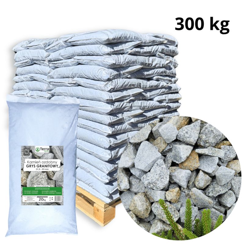 GRYS GRANITOWY TERRA Feniks 31,5-63 MM 240 kg (12 x 20 kg)