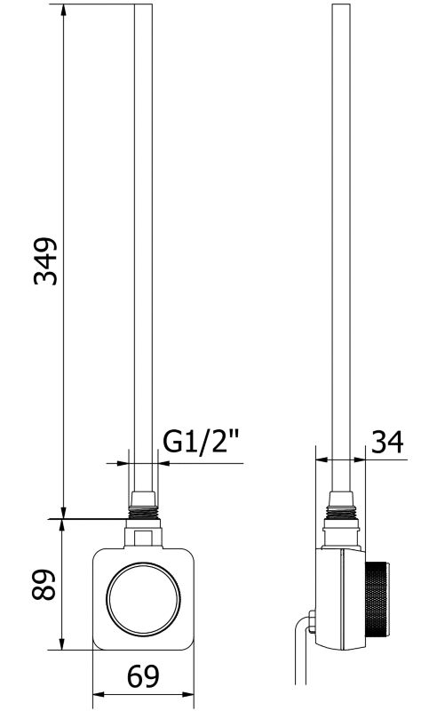 Grzałka elektryczna Mexen FA-FD14 biała 300 W 1 szt.