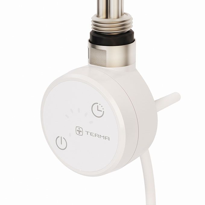 Grzałka elektryczna Terma MOA WiFi 400 W do grzejników biała 1 szt.
