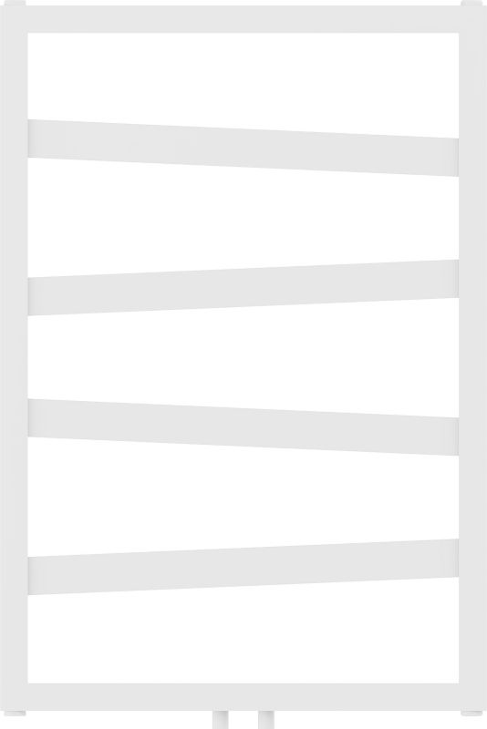 Grzejnik łazienkowy dekoracyjny Mexen Zoom biały 770x530 mm 1 szt.
