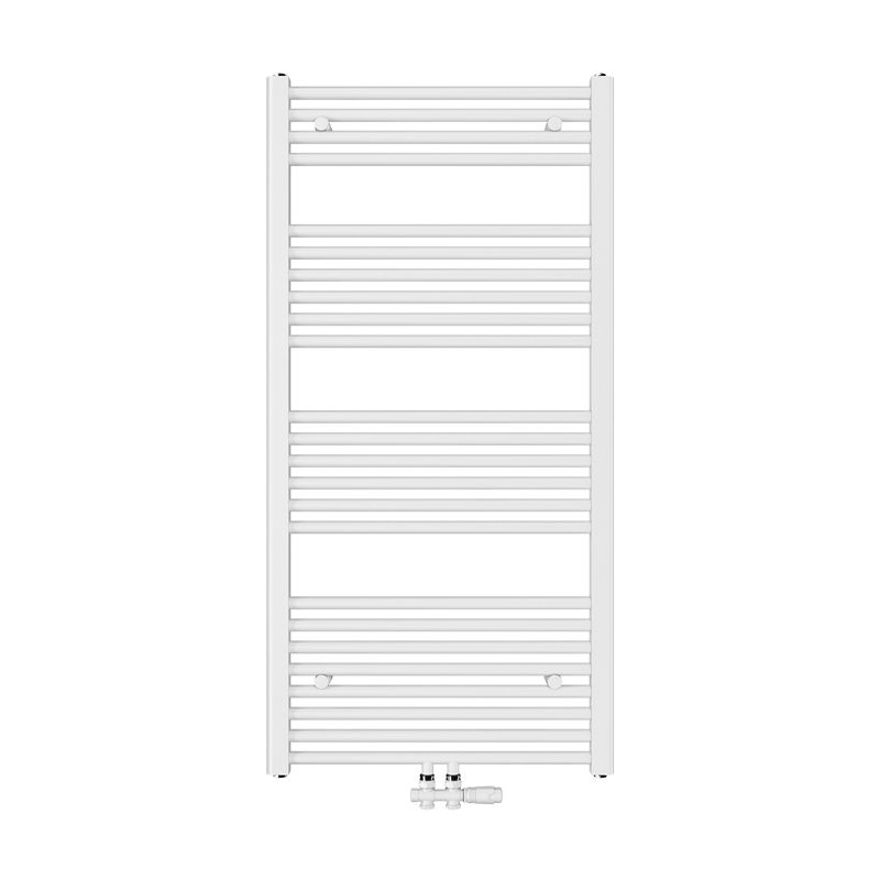 Grzejnik łazienkowy drabinkowy EMKE biały 1200 x 600 mm 598 W  1 szt.
