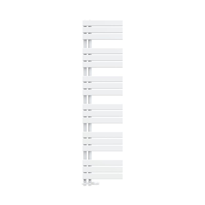 Grzejnik łazienkowy drabinkowy EMKE płaski podłączenie boczne biały 1599 x 400 mm 684 W 1 szt.