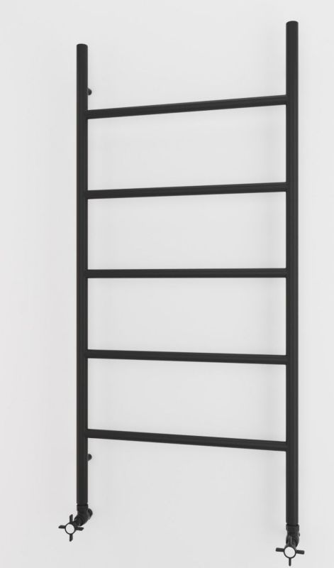 Grzejnik łazienkowy Imers MiniMal dekoracyjny 110x53 cm czarny 1 szt.