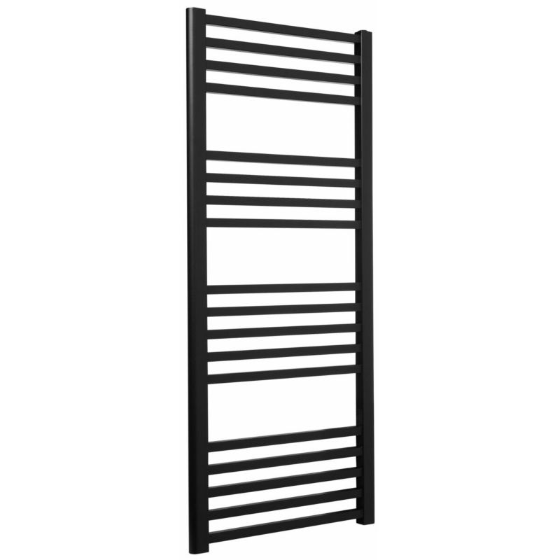 Grzejnik łazienkowy LUXRAD Max 1200 x 500 mm czarny mat str.  538W 1 szt