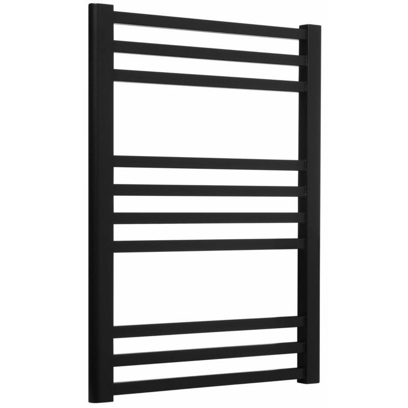 Grzejnik łazienkowy LUXRAD Max 677 x 500 mm czarny mat str.  257W 1 szt
