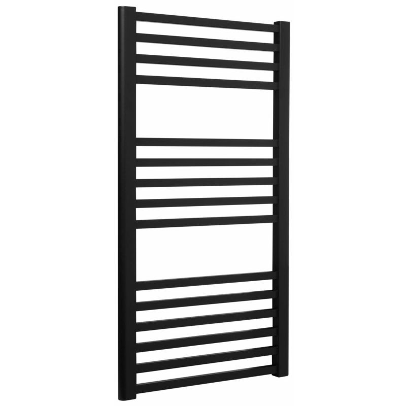 Grzejnik łazienkowy Luxrad Max 922 x 400 mm czarny mat str. 378W 1 szt.