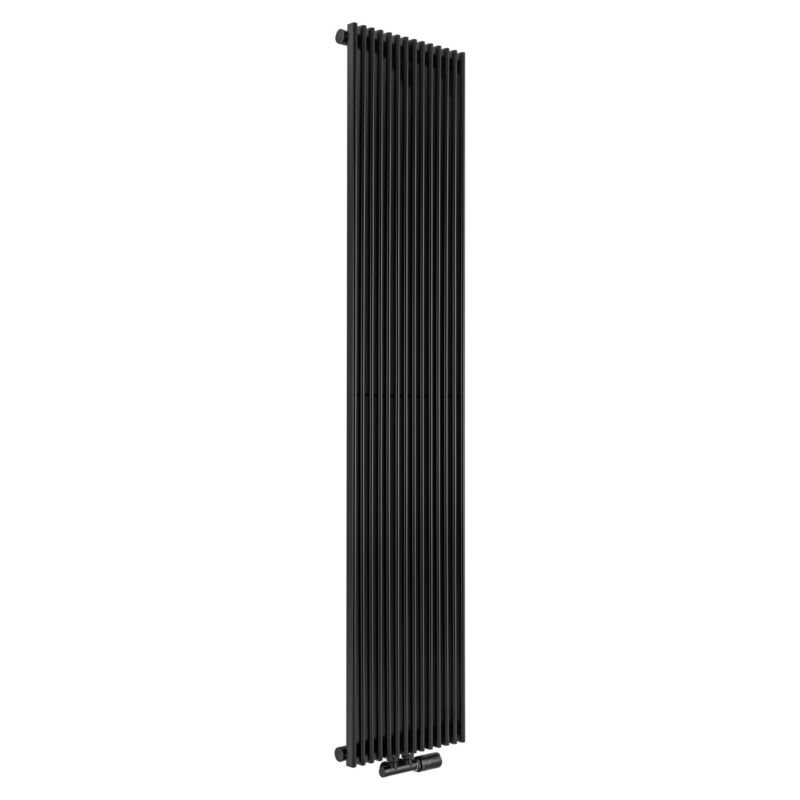 Grzejnik dekoracyjny Edo ED1 1800x394 czarny 1 szt.