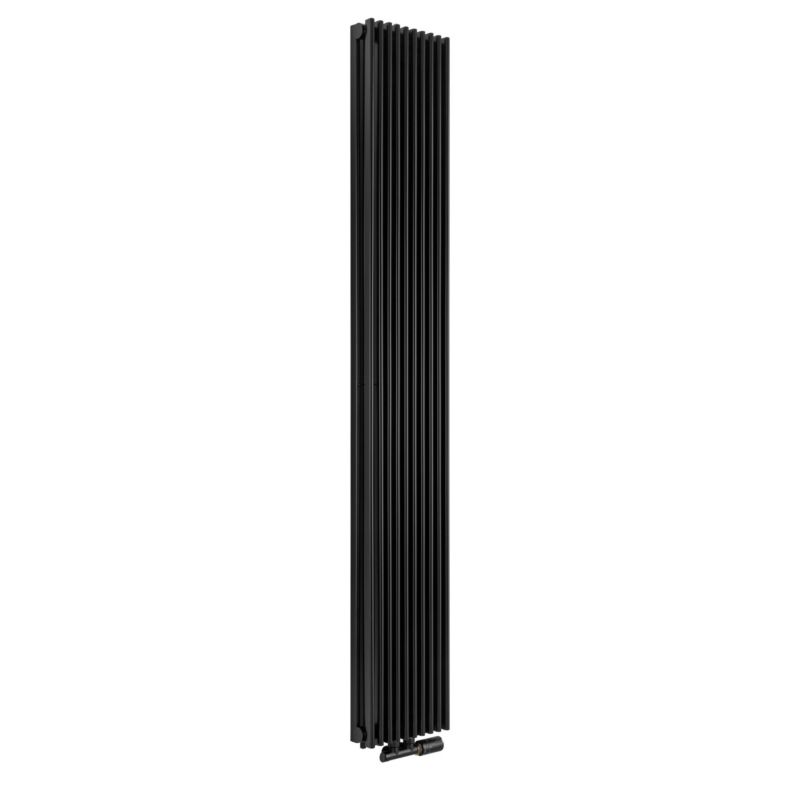 Grzejnik dekoracyjny Edo ED2E 1800x281 czarny 1 szt.