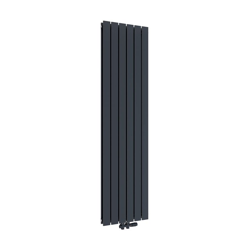 Grzejnik dekoracyjny EMKE płaski dwuwarstwowy centralny antracytowy 180 x 46 cm 1624W 1 szt.