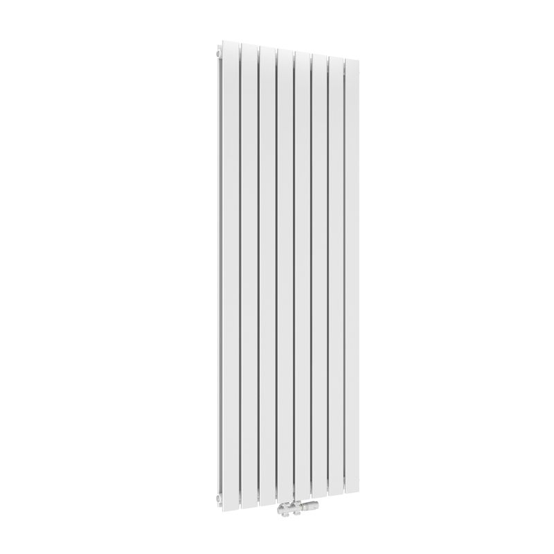 Grzejnik dekoracyjny EMKE płaski dwuwarstwowy centralny biały 180 x 61,6 cm 2166W 1 szt.
