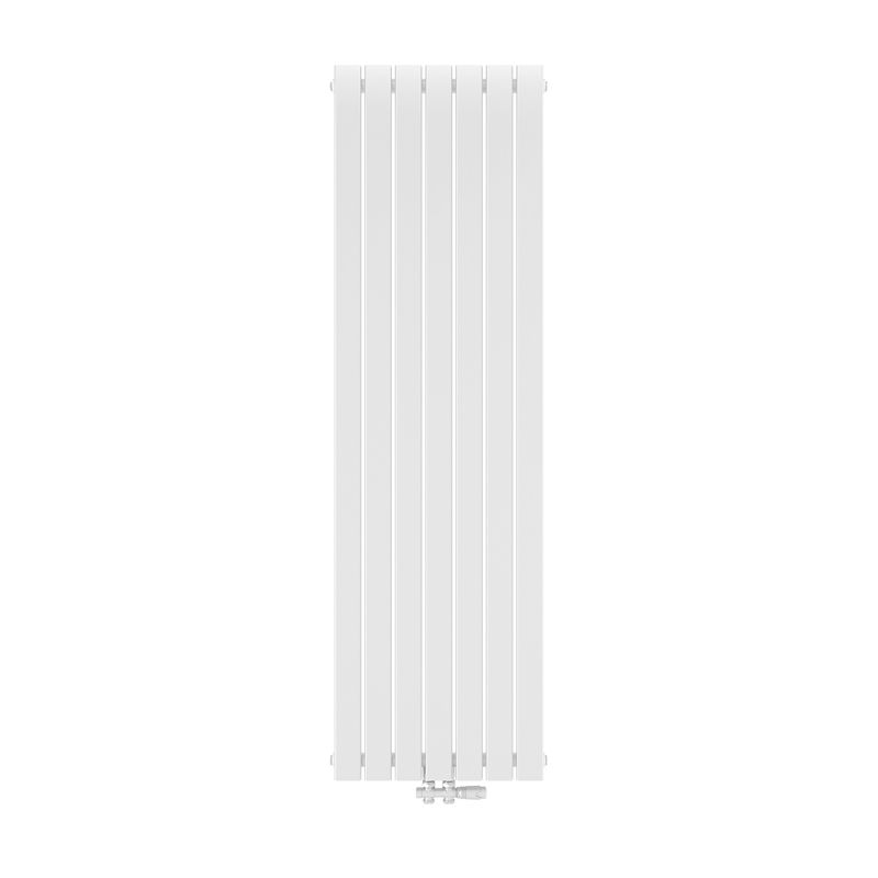 Grzejnik dekoracyjny EMKE płaski jednowarstwowy centralny biały 180 x 53,8 cm biały 979 W 1 szt.