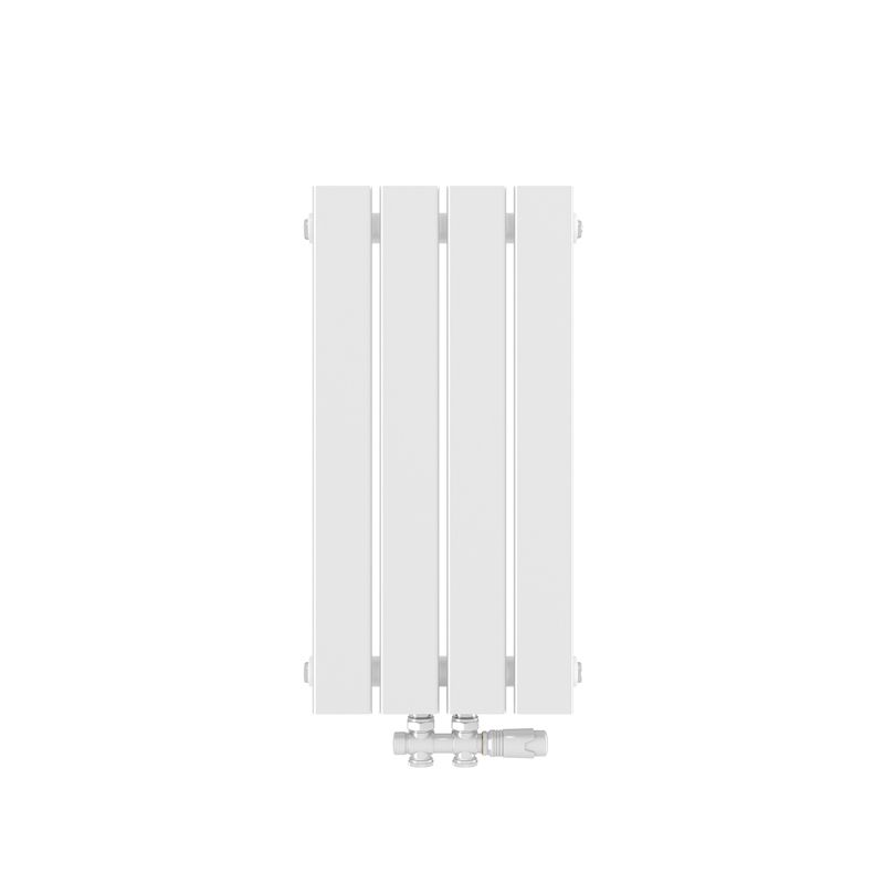 Grzejnik dekoracyjny EMKE płaski jednowarstwowy centralny biały 60 x 30,4 cm biały 210 W 1 szt.
