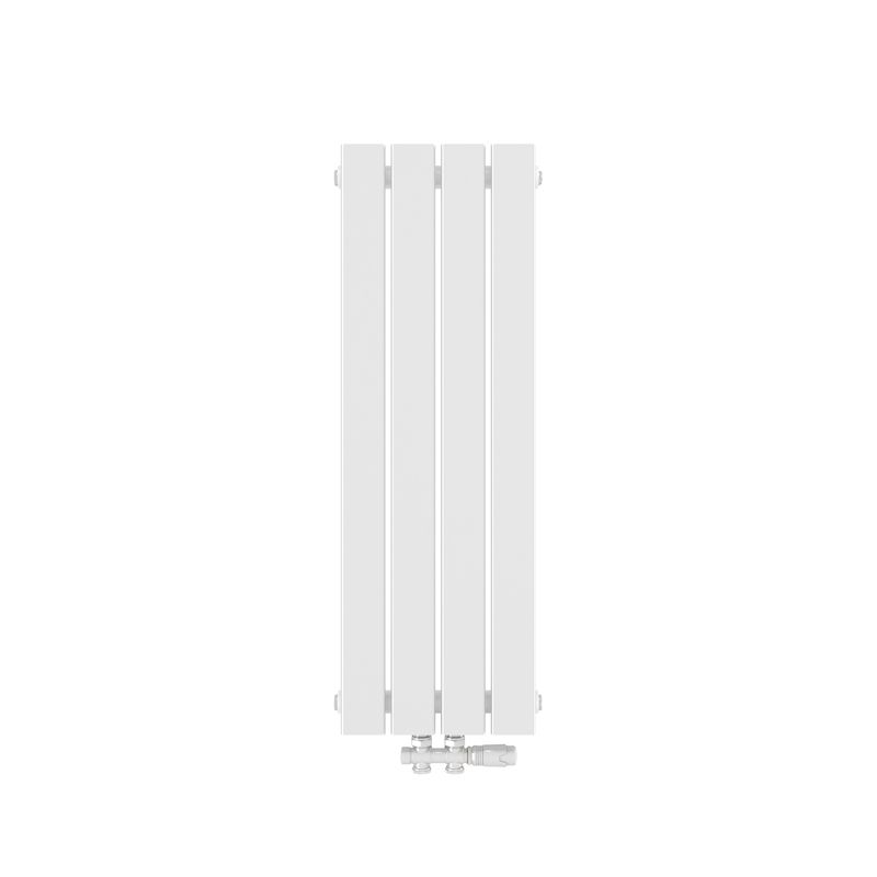 Grzejnik dekoracyjny EMKE płaski jednowarstwowy centralny biały 90 x 30,4 cm biały 297 W 1 szt.