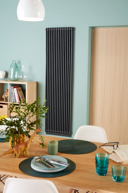 Grzejnik dekoracyjny GoodHome Kensal 180 x 50 cm antracyt
