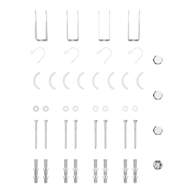 Grzejnik dekoracyjny GoodHome Kensal 180 x 50 cm biały
