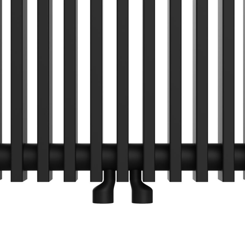 Grzejnik dekoracyjny GoodHome Kensal 180 x 50 cm czarny