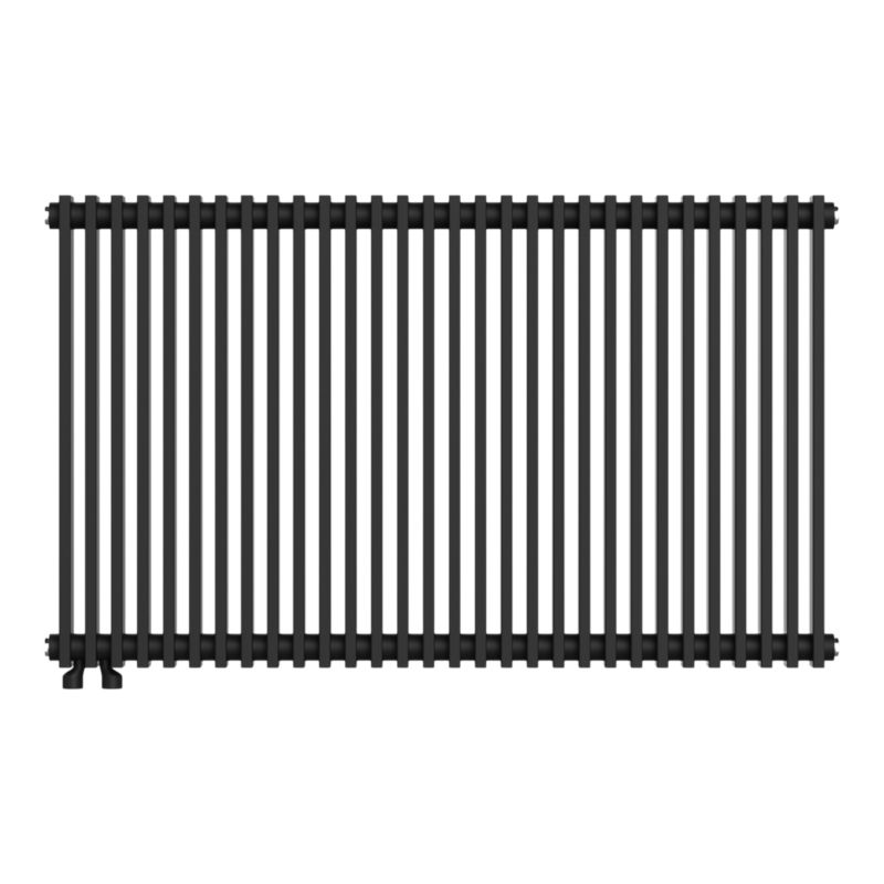 Grzejnik dekoracyjny GoodHome Kensal 60 x 100 cm czarny