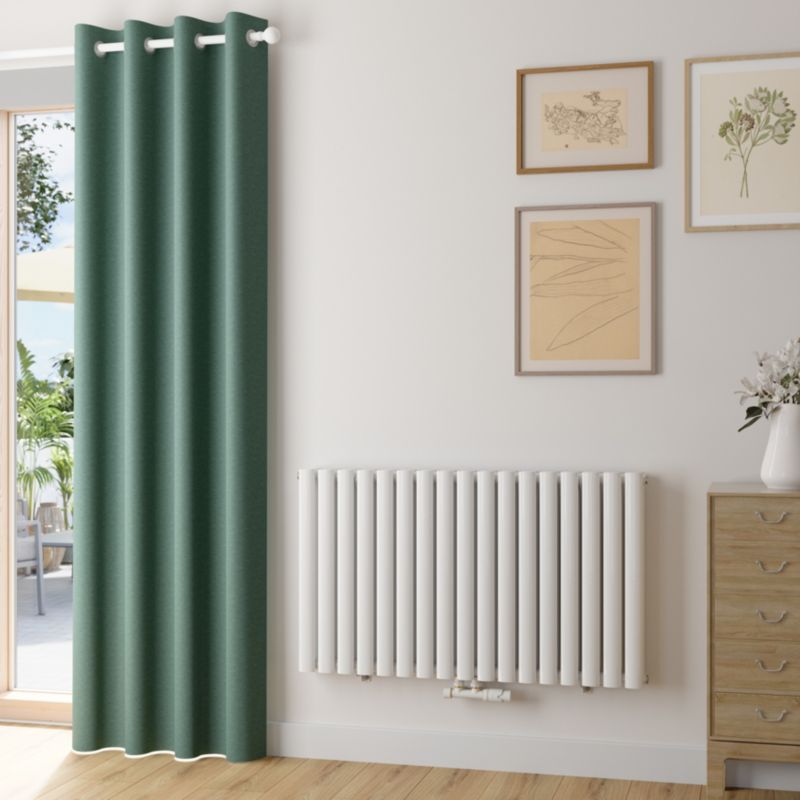 Grzejnik dekoracyjny GoodHome Wickham podwójny 60 x 100 cm biały