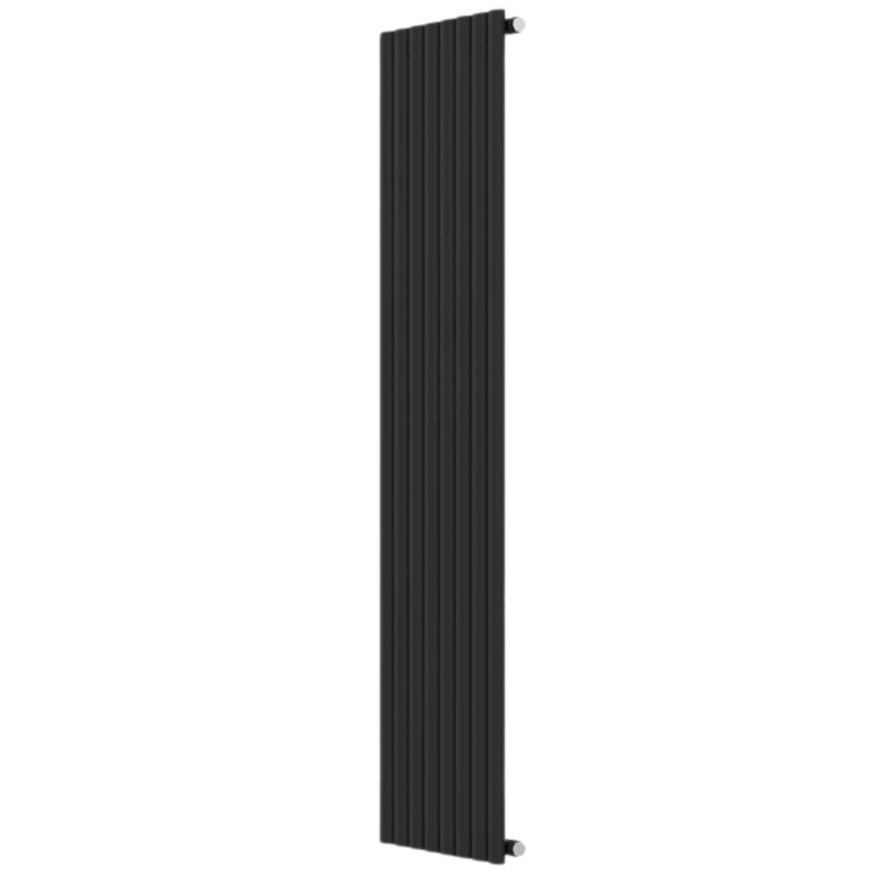 Grzejnik dekoracyjny Invena Duo 1600x480 mm pionowy z zestawem montażowym czarny 1 szt