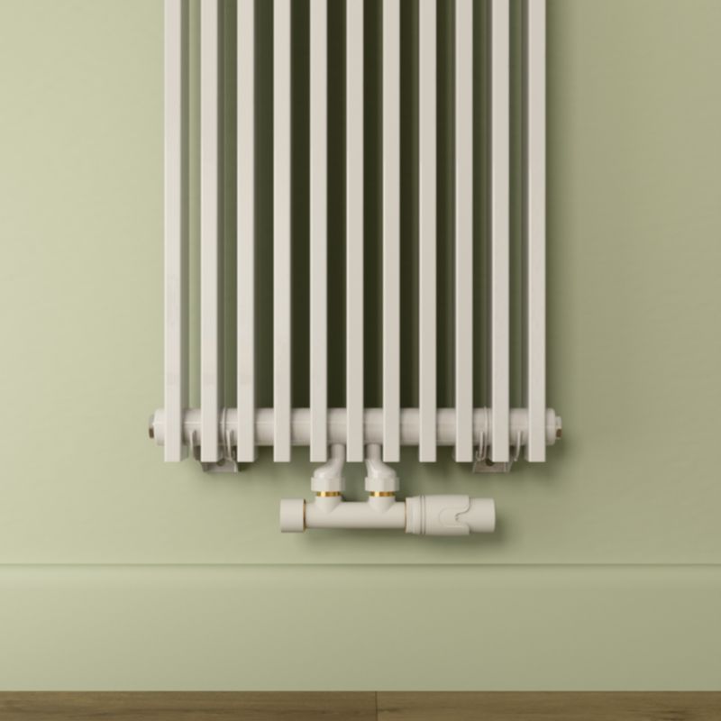 Grzejnik dekoracyjny Kensal 180 x 36 cm biały