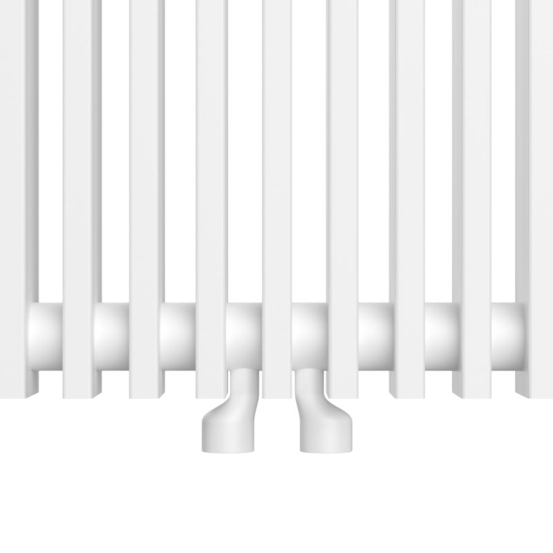 Grzejnik dekoracyjny Kensal 180 x 36 cm biały