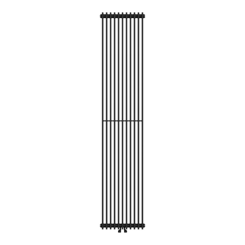 Grzejnik dekoracyjny Kensal 180 x 36 cm czarny
