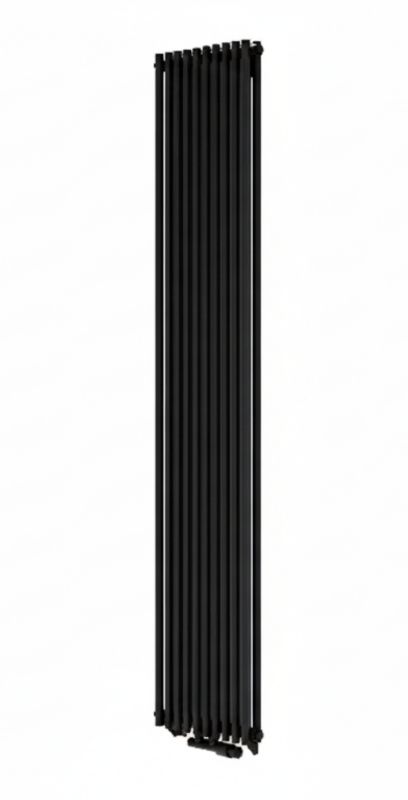 Grzejnik dekoracyjny LUXRAD Gamba 180x36,5 ZDC czarny 1104W 1 szt
