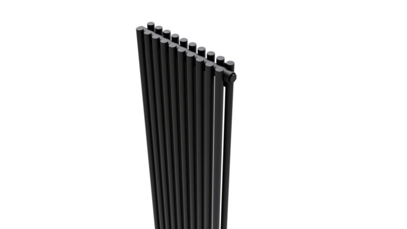 Grzejnik dekoracyjny LUXRAD Gamba 180x36,5 ZDC czarny 1104W 1 szt