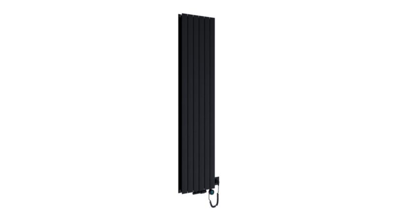 Grzejnik dekoracyjny LUXRAD Solis podwójny 1800 x 445 mm czarny mat str. 800W 1 szt