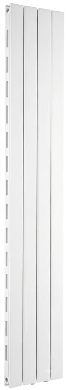 Grzejnik dekoracyjny Luxrad Vertirad podwójny z osłoną boczną 1650x295 mm biały ZDC 1073W 1 szt