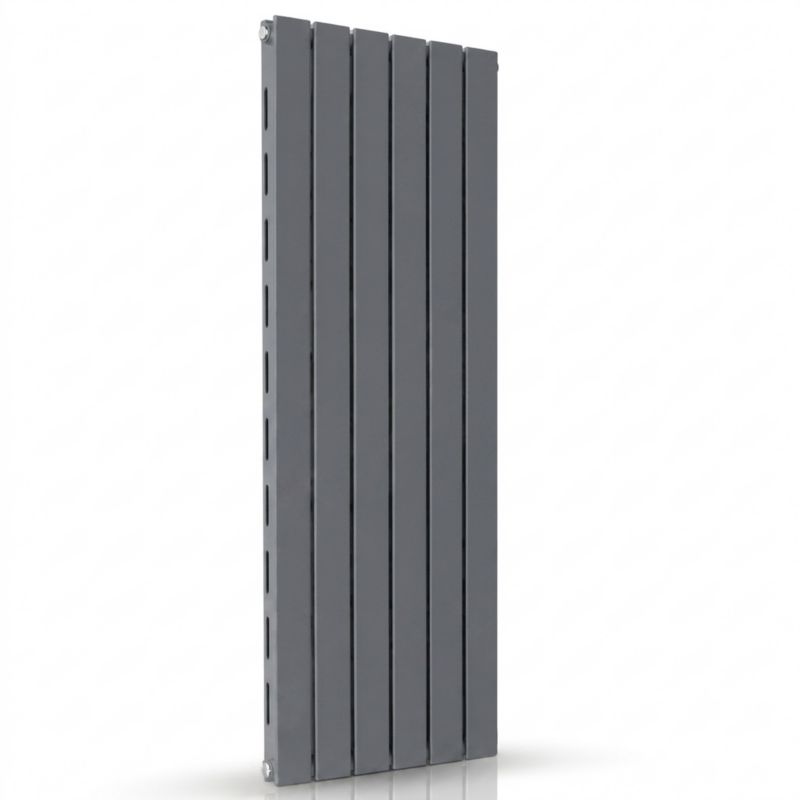 Grzejnik dekoracyjny Luxrad Vertirad podwójny z osłoną boczną 1650x445 mm grafit ZDC 1196W 1 szt