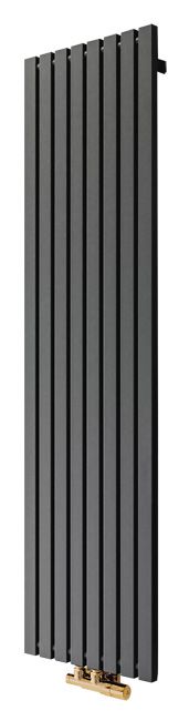 Grzejnik dekoracyjny Terma Nodi 160 x 39 cm antracyt