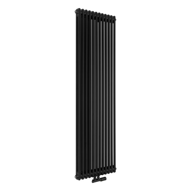 Grzejnik żeberkowy pionowy Column Line CL2 1800x470 czarny 1 szt.