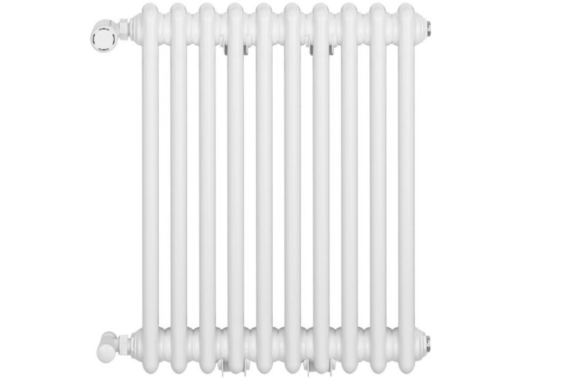 Grzejnik żeberkowy poziomy retro Column Line CL2E-575x470-B500 biały 1 szt.