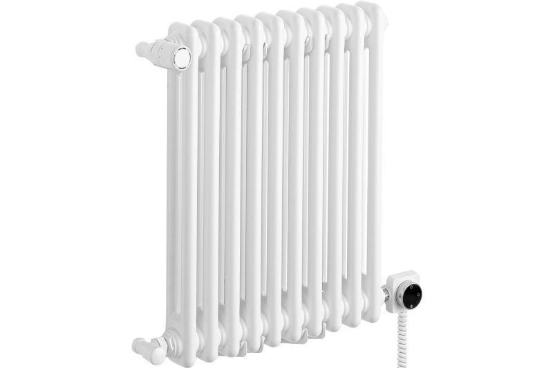 Grzejnik żeberkowy poziomy retro Column Line CL2E-575x470-B500 biały 1 szt.